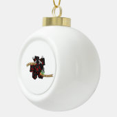 Rogue Dice Design Keramik Kugel-Ornament (Rechts)