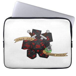 Rogue Dice Design Laptopschutzhülle