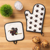 Rogue Dice Design Ofenhandschuh & Topflappen-Set (Oben Unten)