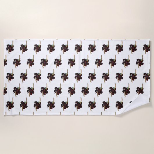 Rogue Dice Design Strandtuch (Vorderseite)