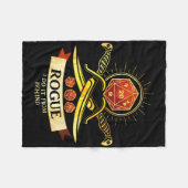 Rogue Fantasy Gamer Rpg Cl  Fleecedecke (Vorderseite (Horizontal))