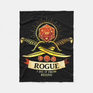 Rogue Fantasy Gamer Rpg Cl Fleecedecke