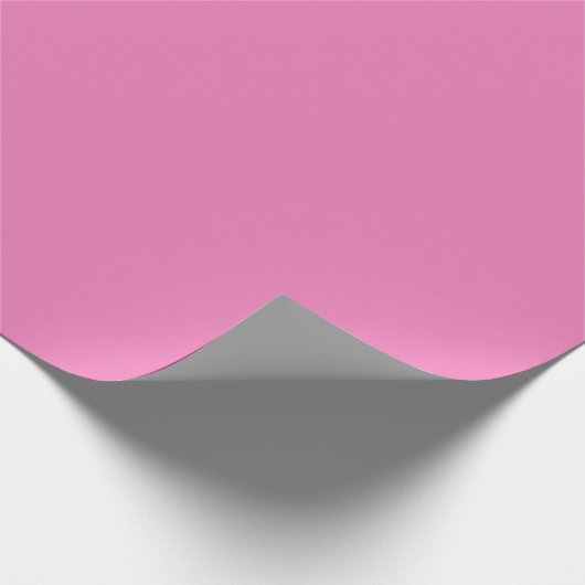Rogue Flamingo Pink Pop Of Color Geschenkpapier (Ecke)