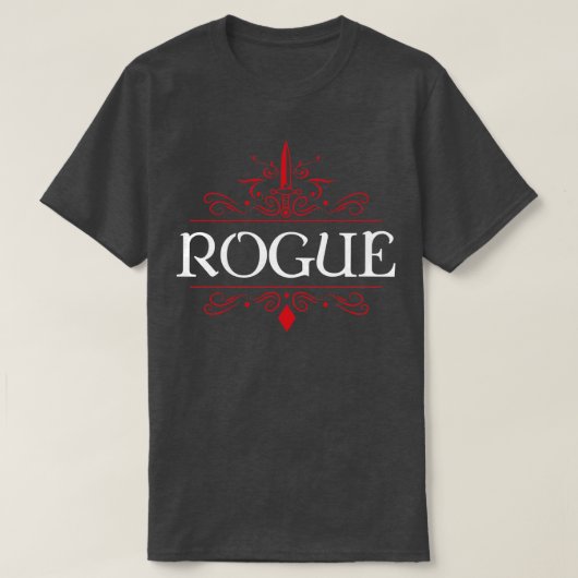 Rogue Game Night Uniform Tabletop RPG Character Cl T-Shirt (Design vorne)