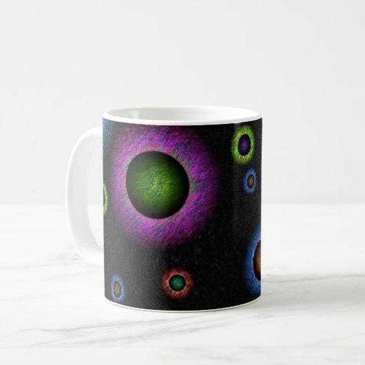 Rogue Planets Kaffeetasse (Vorderseite Links)