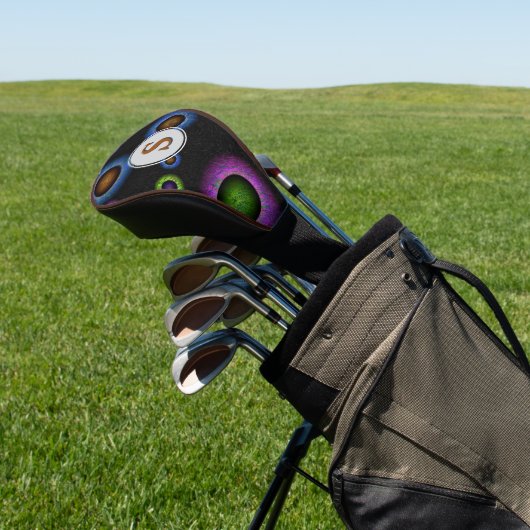 Rogue Planets Monogram Golf Headcover (In SItu)