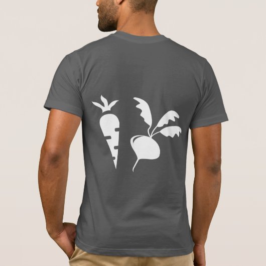 Rogue Radish Farm Bella Leinwand T - Shirt Männer (Rückseite)
