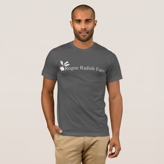Rogue Radish Farm Bella Leinwand T - Shirt Männer (Vorne ganz)