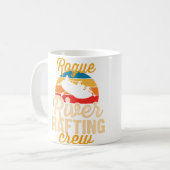 Rogue River Flossmannschaft Whitewater Rafting auf Kaffeetasse (Vorderseite Links)