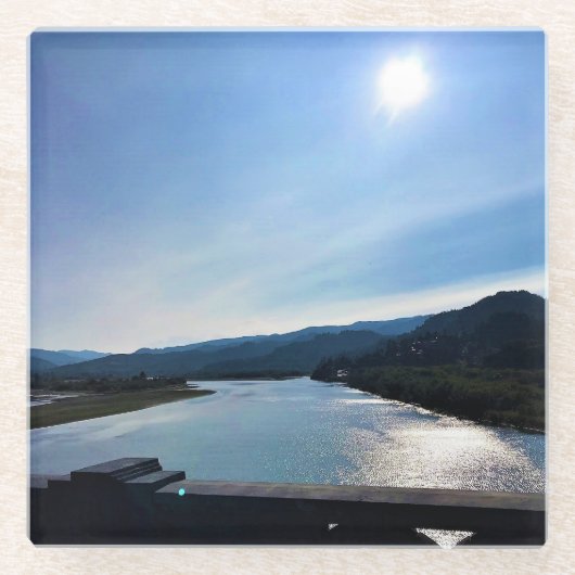Rogue River Glasuntersetzer (Vorderseite)