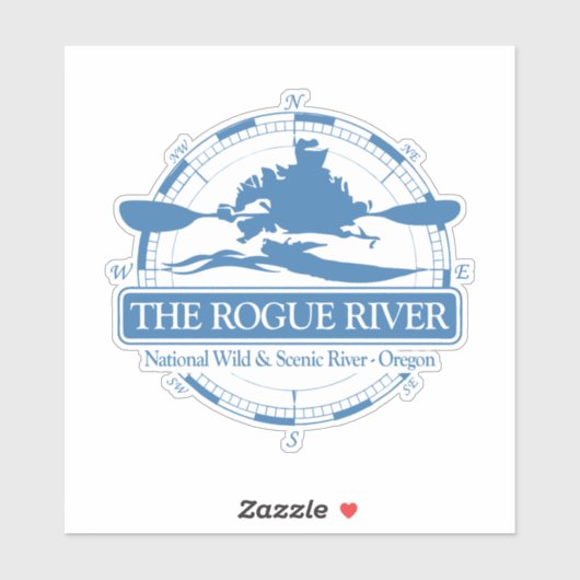 Rogue River (KC2) Aufkleber (Blatt)