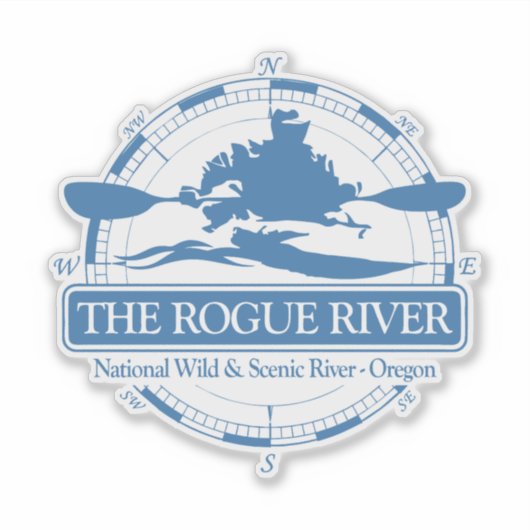 Rogue River (KC2) Aufkleber (Vorderseite)
