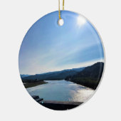 Rogue River, OR Keramik Ornament (Links)