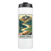 Rogue River Oregon Colors Thermosbecher (Vorderseite)