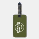 Rogue River, Oregon Gepäckanhänger (Rückseite vertikal)