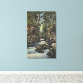 Rogue River, Oregon - Obere Schlucht Blick auf den Leinwanddruck (Insitu (Holzboden))