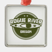 Rogue River, Oregon Ornament Aus Metall (Vorne)