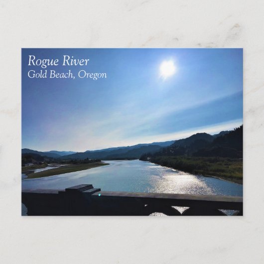 Rogue River, Oregon Postkarte (Vorderseite)
