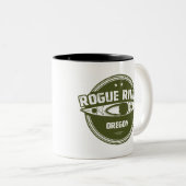 Rogue River, Oregon Zweifarbige Tasse (VorderseiteRechts)