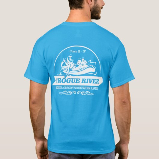 Rogue River (Rafting2) T-Shirt (Rückseite)