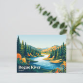 Rogue River USA Postkarte (Stehend Vorderseite)
