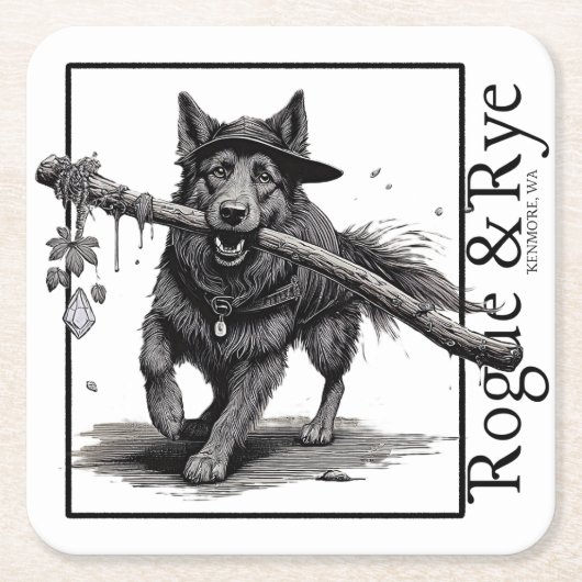 Rogue & Rye's Druiden Paper Untersetzer (Vorderseite)