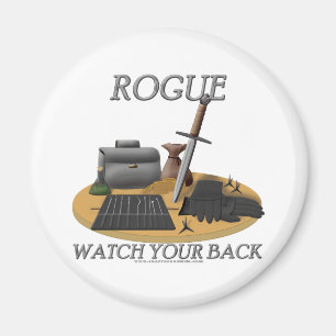 Rogue: Schauen Sie sich den Rücken an Magnet