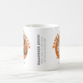 Roguish black cat and rabbit CC1053 Halloween Kaffeetasse (Mittel)