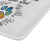 Roh Gefüttert Katze Schneidebrett (Ecke)