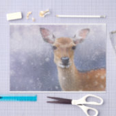 Roh-Hirsch-Dekoupage Seidenpapier (Handwerk)