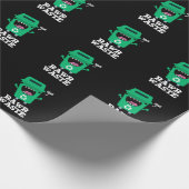 Rohabfall Funny Garbage Müll Pun Dark BG Geschenkpapier (Ecke)