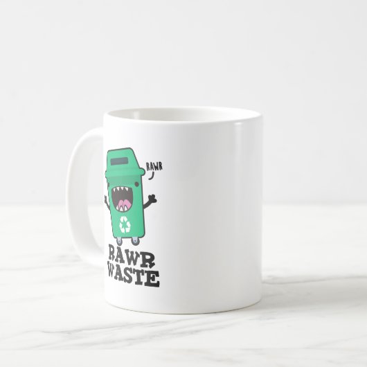 Rohabfall Funny Garbage Trash Puff Kaffeetasse (Vorderseite Links)