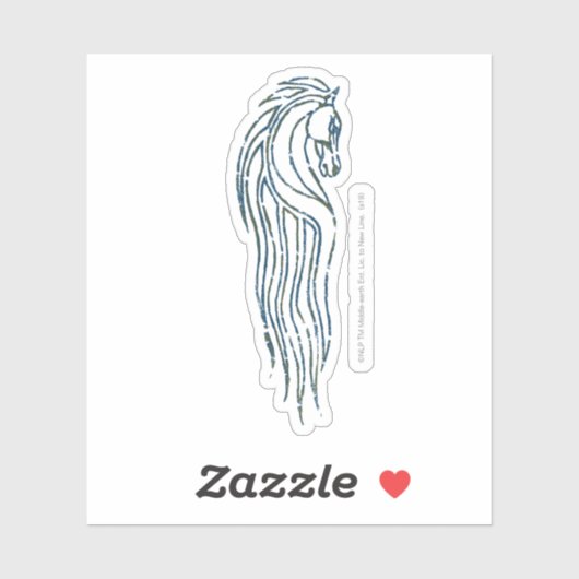 Rohan Kings Hall Banner Aufkleber (Blatt)