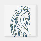 Rohan Kings Hall Banner Magnet (Vorne)