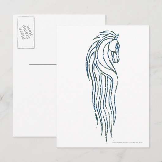 Rohan Kings Hall Banner Postkarte (Vorne/Hinten)