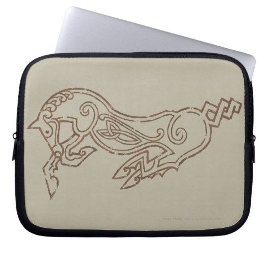 Rohan Symbol Laptopschutzhülle (Vorderseite)