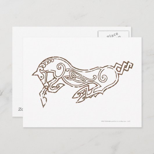 Rohan Symbol Postkarte (Vorne/Hinten)