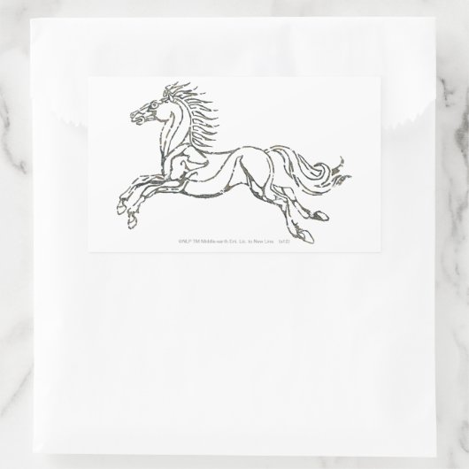 Rohan Symbol Rechteckiger Aufkleber (Tasche)