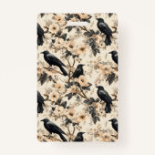 Rohe Baummuster krähen Blumenbäume Abzeichen Ausweis (Rückseite)