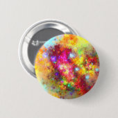 rohe Fraktalkunst Button (Vorne & Hinten)