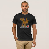 Rohe gefütterte Hunde Pipi auf Kibble T-Shirt (Vorne ganz)