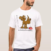 Rohe gefütterte Hunde T-Shirt (Vorderseite)