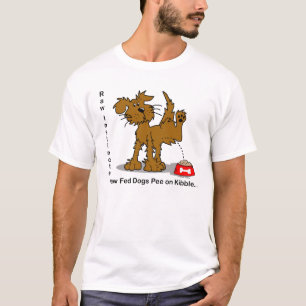 Rohe gefütterte Hunde T-Shirt