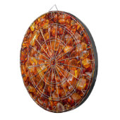 Rohe gelbe Kies Dartscheibe (Vorderseite rechts)