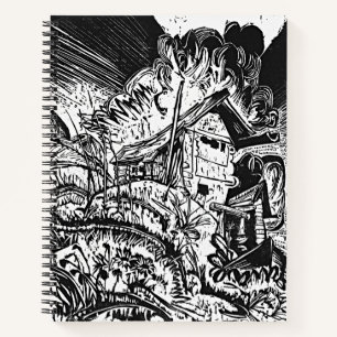 Rohe Gipfel – Kirchner Expressionistisches Notizbu Notizblock