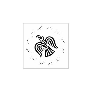 Rohe Grenze ohne Grenze Gummistempel