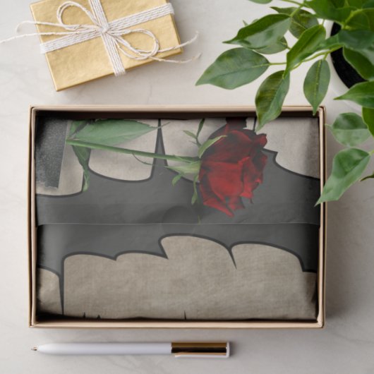 Rohe Rose Papier Gothic 20x30 Decoupage (Geschenk)