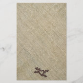 rohe Seide Briefpapier (Vorderseite)