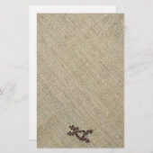 rohe Seide Briefpapier (Vorne/Hinten)