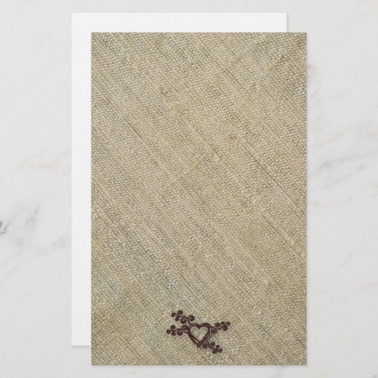 rohe Seide Briefpapier (Vorne/Hinten)